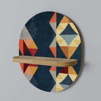 OEM Estante Ovalado Ilusi&oacute;n Agrieta