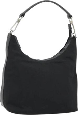Gucci Pre-owned Shoulder Bag - Dames - Vintage Schoudertas - Zwart - ONE Size - Leer - Vintage
