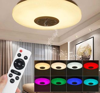 OEM L&aacute;mpara De Techo Led Inteligente Con Altavoz Bluetooth - Control Mediante Aplicaci&oacute;n