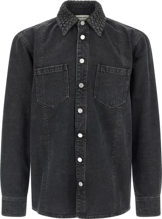 Namacheko Black Cotton Mens Blouse