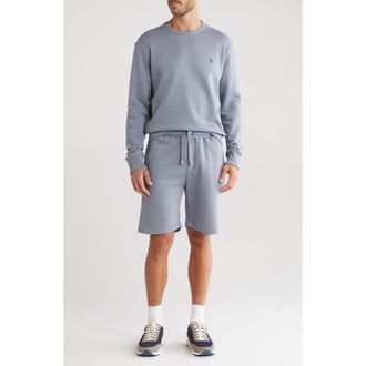 French Connection Crewneck Pullover & Shorts Set in Light Blue at Nordstrom Rack, Size X-Large