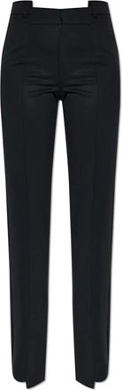VETEMENTS Tailored Wool Broeken - Dames - Straight fit broeken - Zwart - M - Wol - Broeken