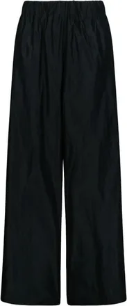 Douuod Wijde katoenen broek - Dames - Wijde Broeken - Zwart - M - Katoen - Broeken