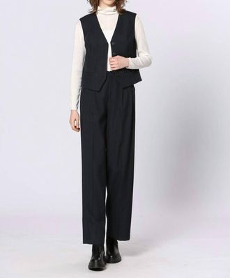 See U Soon Striped Pant In Navy