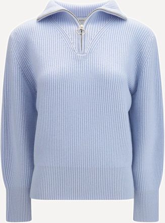 Forte_Forte FORTE_FORTE Wool and cashmere half zip Sweater Female I