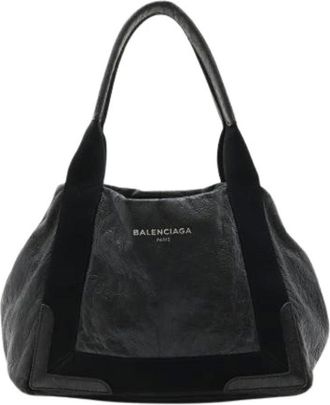 Balenciaga Pre-owned Handbags, female, Black, Size: ONE SIZE Pre-owned Vintage Tote Bag