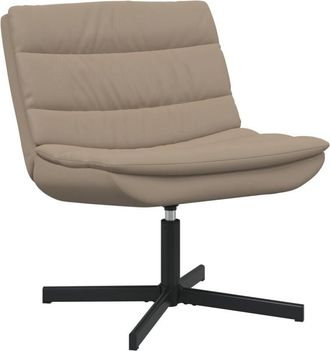 vidaXL Vidaxl - Swivel Chair Cappuccino 63 x 75 x 76 cm Faux leather