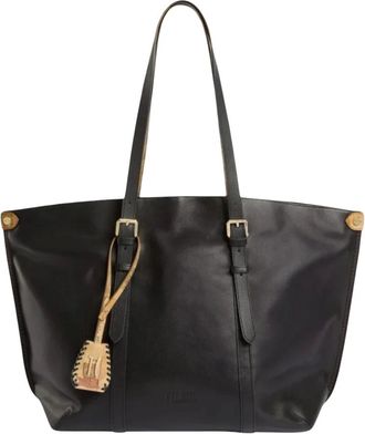 Alviero Martini 1A Classe Borsa Shopping in Pelle Montana - - Bags - Donna - Nero - ONE SIZE