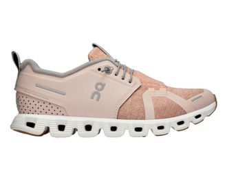 On Womens Cloud Terry Sneakers, Doe/White-orange, 10