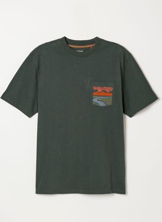 Fat Face FatFace Dark Green Horizon Graphic T-Shirt