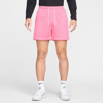 Nike Mens Dri-FIT 5 Mesh Basketball Shorts in Pink | HV1880-645