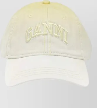 Ganni cotton baseball cap