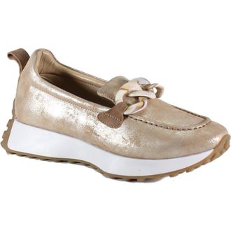 Diba KIND WORDS Sneaker Loafer in Gold at Nordstrom, Size 6.5