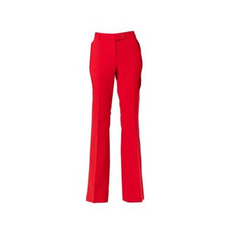 Fracomina Wide Trousers, female, Red, Size: XL Bootcut Pant