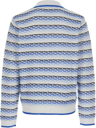 Casablanca Mens Polo Shirt Light Blue Cotton T-Shirts And Polos
