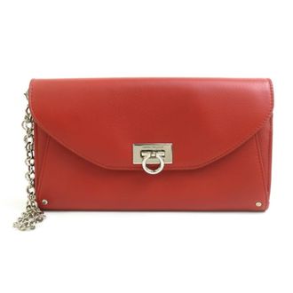 Ferragamo Leather Long Wallet (Bi-Fold) (Pre-Owned)