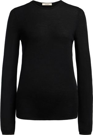 12 Storeez Maglione in lana a maniche lunghe - Nero