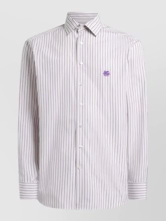 Etro roma logo shirt button down collar