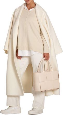 Belle & Bloom Wonder Of You Cashmere Blend Oversized Jumper in Cream at Nordstrom, Size Large