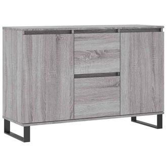 Berkfield Home Sideboard Grey Sonoma 104x35x70 cm Engineered Wood | Size: 104 x 35 x 70 cm