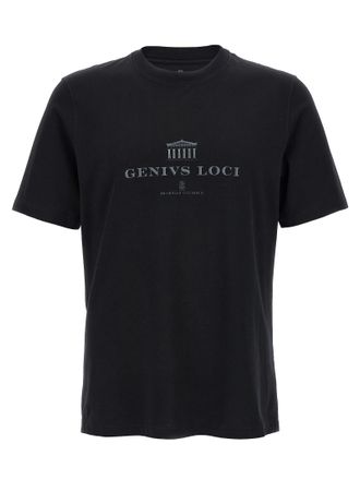 Brunello Cucinelli Black Cotton Mens T-Shirt