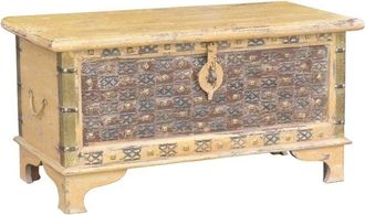 Wanderlust Deco Wanderlust Deco - Ba&uacute;l De Madera Marr&oacute;n 90x40x45