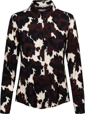 &Co Woman Lotte Koe Blouse - Dames - Blouses & Shirts - Veelkleurig - Maat: XL Viscose