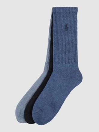 Ralph Lauren Socken mit Stretch-Anteil im 3er-Pack in Jeansblau, Größe 1