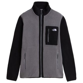 The North Face Yumiori Full Zip Fleecejacke f&uuml;r Herren | grau/schwarz