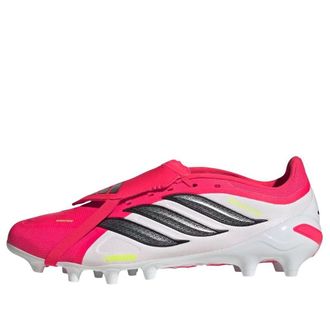 adidas Predator League Fold Over Tongue AG Lucid Red Cloud White JR7902