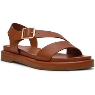 Anne Klein Elzie Sandal in Cognac Pu at Nordstrom Rack, Size 7.5