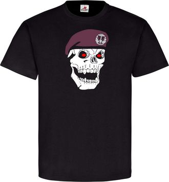Copytec Folgore Italian Paratroopers T-Shirt Skull 6727 - Black - XX-Large