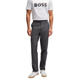 HUGO BOSS Herenbroek Kane, recht model (Donkerblauw)