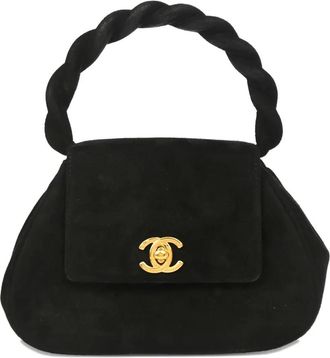 Chanel Borsa a spalla CC Turnlock mini 1997 - Nero