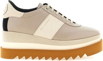Stella McCartney Schoenen, Dames, Beige, 34 1/2 EU, Sneak-Elyse Platform Sneakers