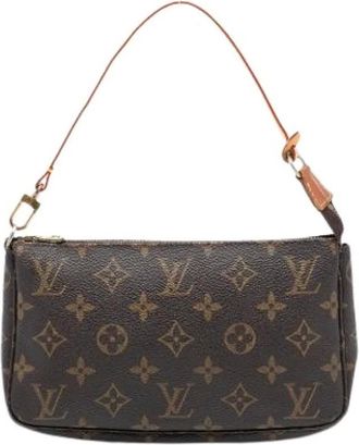 Louis Vuitton Pre-owned Shoulder Bags, female, Brown, Size: ONE SIZE Pre-owned Pochette Accessoires