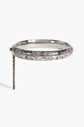 稀少 (アレキサンダーマックイーン) Graffiti Bracelet Buy Alexander McQueen Graffiti Bracelet 'Antique Silver