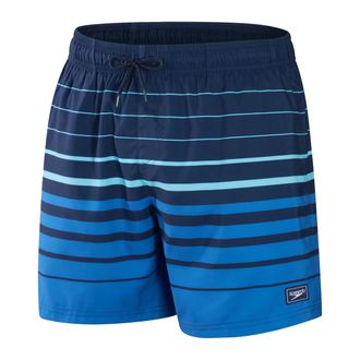 Speedo Badeshorts SPEEDO PLMT LEISURE WSHT AM, Herren, Gr. XXL, N-Gr, blau, Obermaterial: 100% Polyester, Badehosen Badeshorts, mit Seitentaschen mit Drainag
