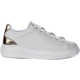 Guess Fljfioele12 Trainers - female - Guess - Sneakers - White - 7 UK - Shoes