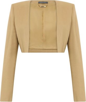 Alberta Ferretti Donna, Giacche, Beige, S, new