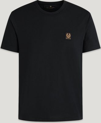 Belstaff T-shirt Mens Cotton Jersey Black Size 2XL