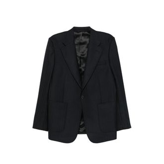 Spina Herringbone-pattern Single-breasted Jacket