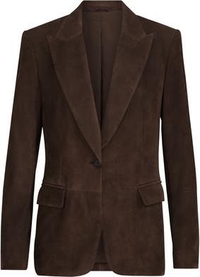 Brunello Cucinelli Suede blazer in Rust Brown at Nordstrom, Size 36 It