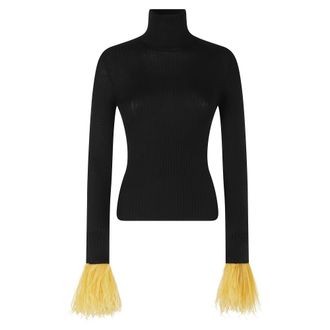 La DoubleJ Mujer, Jerseys, Negro, Talla: S