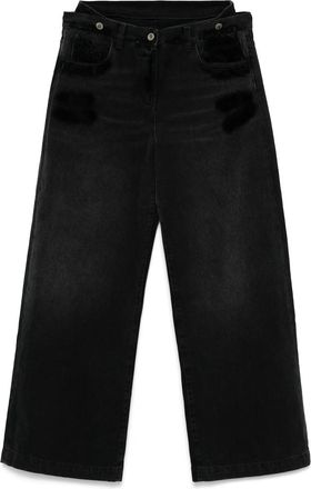 The Attico Layered-waist Jeans