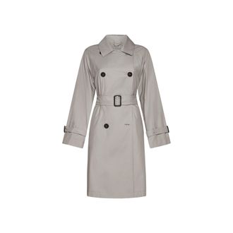 Max Mara Max mara der W&uuml;rfel der W&uuml;rfel -Misch -Baumwoll -Trenchcoat