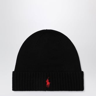 Polo Ralph Lauren Black wool hat with pony