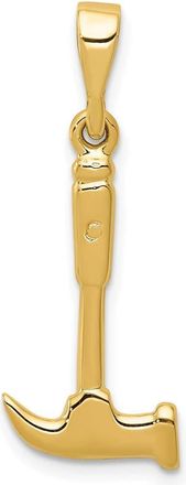 Diamond2Deal 14k Yellow Gold Hammer Charm