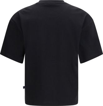 Alpha Industries Mens Desert T-Shirt With Print Black Cotton T-Shirts And Polos