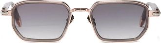 John Dalia Occhiali da sole Miles geometrici - Rosa